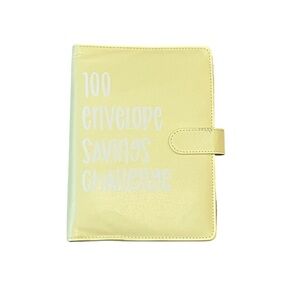 Yellow 100 envelope Savings $5050 Challenge Binder